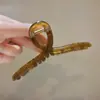 Presilhas de Cabelo de Alta Qualidade Estilo Ins Coreano Outono e Inverno, Presilhas de Garra Grandes para Cabelos Grossos, Presilhas de Tubarão, Acessórios de Cabelo Femininos