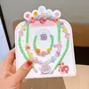 Set de Joyería de Collar Infantil Transfronterizo, Pulseras de Cuentas de Colores, Diademas de Dibujos Animados, Pendientes, Accesorios de Princesa para Niñas