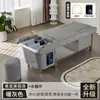 Venta al por mayor de exportación transfronteriza, Cama de champú eléctrica elevable, Terapia para la cabeza, Terapia para los pies, Sofá con baño de pies, Cama integrada, Cama de masaje para pies
