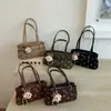Exquisita bolsa de hombro de lunares estilo coreano, bolso de mano grande de alta capacidad para mujer para el otoño de 2026, para ir al trabajo y viajar, bolso de nicho de alta gama