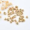 Preservador de cor 18K Pacote de ouro crescente fivela posicionamento Bolsa Linha Fivela diy Pulseira artesanal Colar frisado Material de jóias Fivela de tampa