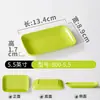 Plato de plástico comercial para rollos de fideos de arroz, vajilla rectangular de melamina, plato para hot pot, plato de servir, plato para comedor en casa, plato para barbacoa