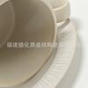 Directo de fábrica Roman Taolik Juego de taza y platillo japonés 350 ml Taza de café de cerámica para el hogar con asa
