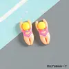 Mini Pose de Natación Villano Pegamento Cremoso DIY Funda para Teléfono Celular Pegatina Magnética Linda Pegatina Magnética para Refrigerador Accesorios de Resina