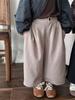 Jiaye Productos para Niños 2025 Otoño Nuevo Pantalones de Punto de Color Sólido para Niños de Pierna Ancha para Bebé Sueltos de Pierna Recta de Nueve Puntos para Hombre y Mujer