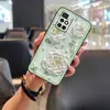 Adecuado para funda de teléfono móvil Xiaomi Nueva Textura Pintura al Óleo Flor Tendencia Silicona Color Puro Lindo Elegante Pareja Cáscara Suave Femenino