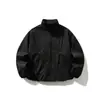 Chaqueta de Trabajo con Parches de Estructura Funcional Retro Americana Rumeng Silueta Chaqueta de Trabajo para Hombre Otoño Deportes al Aire Libre Cortavientos Chaqueta de Montañismo