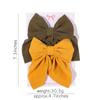 Conjunto de Presilhas de Cabelo Elegantes de Cor Pura Europeu e Americano Estilo Preppy Estilo Japonês Presilha para Rabo de Cavalo Acessórios de Cabelo para Meninas Lolita 2353