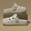 Zapatos de Cueva Birkennedy para Mujer Verano Suela Gruesa Para Exteriores Combinan con Todo Playa Costera Famosos en Internet de Moda Suela Suave Sandalias para Casa