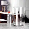 Vaso de Vidro Cilíndrico Transparente Branco para Arranjo de Flores, Decoração de Bar, Centros de Mesa de Casamento, Vaso de Bambu Hidropônico e Outros Usos