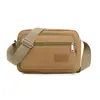 Colección de Bolsas de Negocios Multicapa Cartera Lienzo Resistente al Desgaste Bolsa para Mujer Bolsa al por Mayor Bolso Cruzado Bolso Casual Bolso Cuadrado Pequeño para Hombre