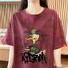 Camiseta Feminina de Algodão Puro, Solta, de Manga Curta, Verão Novo, Tamanho Grande, para Pessoas com 150kg, Magra, de Meia-Manga