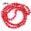 Cristal de Flor de Faceta de Vidrio de 6 mm Trébol Agujero Recto Cuentas para Joyería DIY Nuevos Accesorios para Pulseras y Collares