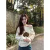 Chegou. Suéter de tricô feminino para outono e inverno, de alta qualidade, casual, macio e confortável, acinturado, modelador, camada interna, top básico