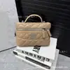 Bolsa Caixa de Moda Transfronteiriça, Grande Capacidade, Textura Versátil, Bolsa de Mão de Luxo Leve, Fragrância de Losango, Bolsa de Vovó