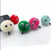 Bolsa de material decorativo hecha a mano lentejuelas para ropa creación de jardín de infantes bola de peluche actividades pegajosas con ojos adhesivos negros y blancos