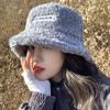 Uma ovelha! [Anchor recomendado] ins Sweet Cute Winter Plush Thickened Warm Lamb Wool Pullover Hat