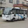 Carro Elétrico para Passeio, Ônibus de Transporte Turístico para Áreas Cênicas, Carro de Passeio Totalmente Fechado para 14 Pessoas, Carro de Passeio para Área Cênica