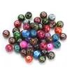 Cuentas de criolita transparentes de 8 mm, colores mezclados, superficie lisa, cuentas redondas, accesorios para joyería DIY, accesorios para bolsos de cuentas, pulseras, materiales de accesorios
