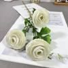 3 cabeça de orvalho lótus simulação flor 3 cabeça mil camadas orvalho lótus casamento arranjo de flores decoração casa exibição roupas macias tiro adereços atacado