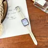 Adequado para Apple Watch S10 S11 Geração Pulseira Fina de Couro Composto Tecido Huawei Gt6 Pulseira de Pulso de Couro 18mm