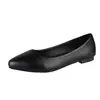 Mocasines Negros de Tacón Grueso para Mujer 2026 Otoño Nuevos Zapatos de Trabajo de Cuero Suave Zapatos de Oficina Zapatos de Trabajo para Auxiliar de Vuelo Zapatos de Cuero
