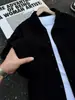 Camisa de manga larga con estampado de escamas de dragón retro americano, estilo casual para principios de otoño para hombre, camisa/chaqueta collared de corte limpio