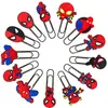 Clipe de Papel Grande Homem-Aranha Transfronteiriço Material de Escritório Clipe de Papel Criativo Fofo Agulha em Forma de U Marcador de Página de Desenho Animado em PVC