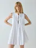 Vestido Chaleco plisado transfronterizo estilo europeo y americano 2026 Verano Nuevo Vestido corto mini plisado para mujer