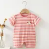 Ropa para niños ropa de bebé niños y niñas ropa de verano estilo delgado mameluco para bebé niño niña ropa corta para gatear de niños Clase A