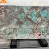 Mármol Verde Amazonas Natural Verde Lujoso Losas de Piedra Venta al por Mayor Procesamiento Alféizar de Ventana Mirador Piedra de Umbral Encimera Mesa