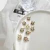 Accesorios de joyería vintage collar con colgante de diamante diy pendientes pendientes corazón de amor estrella estrella rosa alce