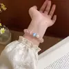 Pulsera de Cristal con Perlas Nueva 2026 para Mujer, Diseño de Nicho de Lujo Ligero, Pulsera de Alta Calidad, Pulsera de Perlas Estilo Ins