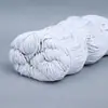 Algodón blanco calado de 3 hebras con núcleo de algodón para accesorios de prendas de vestir, cuerda de algodón con núcleo para dobladillos