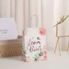 Amazon Spot Venda por Atacado Sacola de Papel Kraft Bolsa com Estamparia a Quente Bolsa Criativa Colorida para Presente de Aniversário Sacola para Embalagem de Doces