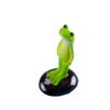 Ornamentos de micro paisagem de musgo, sapo de desenho animado em pé, artesanato de resina DIY, decoração, pequenos ornamentos, atacado
