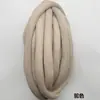 Tiras de Lana Gruesa Hechas a Mano Islandesas con Relleno Central, Cojín Tejido a Mano, Cama para Gatos, Cama para Perros, Corralito para Bebés, Línea Anticolisión