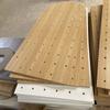 Estante de almacenamiento de tablero perforado para pared, tablero decorativo para colgar en la pared del pasillo, tablero de madera sin perforaciones