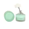 Tarro Cosmético de Boca Ancha 50ml Doble Capa Cuerpo de PET Tarro para Exfoliante Ocular Exquisito 50g Crema Facial Botella de Crema
