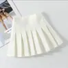 Falda Plisada Estilo Universitario para Niña Falda Estudiantes de Primaria Primavera y Otoño Blanca Falda JK para Niños Falda de Verano para Niños Grandes