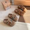 Zapatos Birkenstock para Niñas Zapatos de Cuero con Suela Blanda 2025 Nuevo Otoño Zapatos para Niños Zapatos con Borlas Bailarinas para Bebé Niña Bohemio