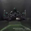 Coroa de Cabeça Circular Completa para Noiva Europeia e Americana Beleza Barroca Princesa de Concurso Cavaleiro Coroa Acessório Universal Luxuoso Formato Redondo