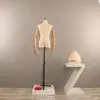 Maniquí de Tienda de Ropa Exhibición de Ventana Maniquí Femenino de Medio Cuerpo Accesorios Maniquí de Enseñanza Modelo de Exhibición para Ropa Femenina Busto Pequeño