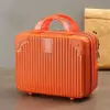 Mala Pequena Portátil Leve Mala de Viagem Presente de Casamento Bolsa de Maquiagem Portátil Caixa com Senha para Mulheres Mala Pequena de 14 polegadas