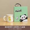 Taza de Agua de Cerámica de Panda con Tapa, Taza de Té con Filtro, Taza de Regalo de Dibujos Animados para Oficina en Casa, Logo Personalizado, Nuevo Estilo Chino