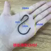 Gancho negro barra transversal multiusos gancho en S cesta de flores gancho delgado en forma de S gancho pequeño minigancho gancho para almacenamiento en rejilla