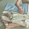 Nuevo 2025 Tencel Lanjing de los años 60 Proteína de Capullo de Gusano de Seda Verano Fresco Colcha de Cuatro Piezas Verano Fresco Seda Deslizante Colcha de Aire Acondicionado