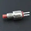 Interruptor de Botón Pulsador Metálico de 5 mm Micro Redondo de Restablecimiento Automático Normalmente Abierto Interruptor Pulsador Botón Pulsador de Punto Ds-402