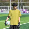 Camisetas Izexx Tendência Verão Esportes ao Ar Livre Secagem Rápida Manga Curta para Homens e Mulheres, Tops Casuais Soltos Respiráveis com Gola Redonda