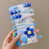 Pinza para Flequillo Infantil, Herramienta para Peinar el Cabello, Pinza de Felpa para Niñas de Principios de Primavera, Pasador de Moño para Bebé, Accesorio para el Cabello